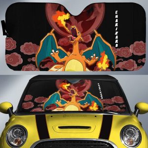 Charizard Car Sunshade Custom Car Accessories For Fans