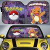 Charmander Car Sunshade Custom Galaxy Manga Style