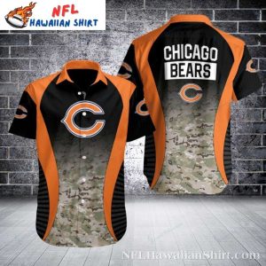 Chicago Bears Urban Camo Clutch Hawaiian Shirt