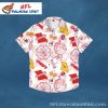 Chiefs Navigator Map White Kansas City Chiefs Hawaiian Shirt