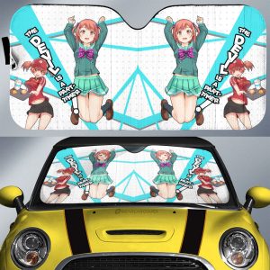 Chiho Sasaki Car Sunshade Custom The Devil Is a Part-Timer! Anime Car Accessories