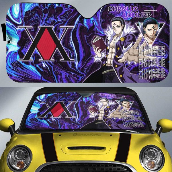 Chrollo Lucilfer Car Sunshade Custom Car Accessories