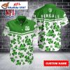 Cincinnati Bengals St Patrick’s Clover Custom Name Hawaiian Shirt – Lucky Fan Aloha