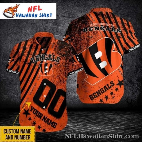 Cincinnati Bengals Starry Night Fan Edition Customizable Hawaiian Shirt – Bengals Aloha Vibes