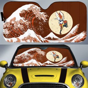 Cinderace Car Sunshade Custom Pokemon Car Accessories