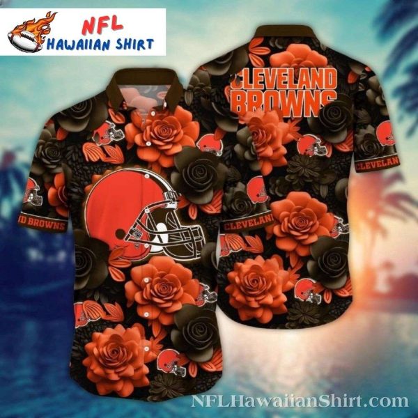 Cleveland Swirl Browns Hawaiian Shirt – Vortex Of Team Pride