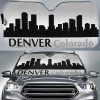 Colorado Denver Skyline Car Sunshade Custom Car Accessories