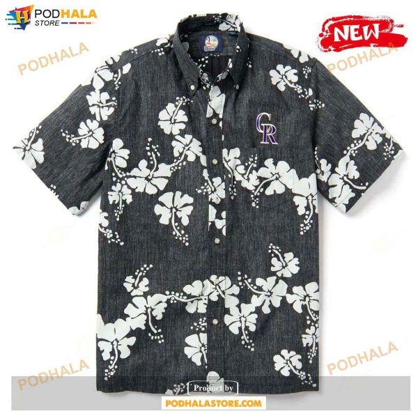 Colorado Rockies 50th State Tropical Summer Hawaiian Shirt