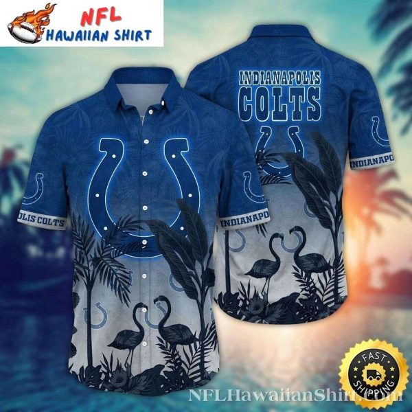 Colts Lakeside Elegance – Nature-Inspired Indianapolis Colts Hawaiian Shirt