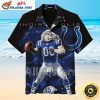 Colts Player’s Paradise Hawaiian Shirt With Player And Horse Mascot Imagery