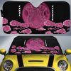 Coral Peacock Car Sunshade Custom Black Clover Anime Car Accessories