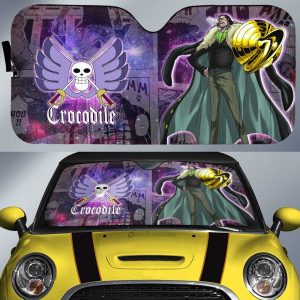 Crocodile Car Sunshade Custom Car Accessories Manga Galaxy Style