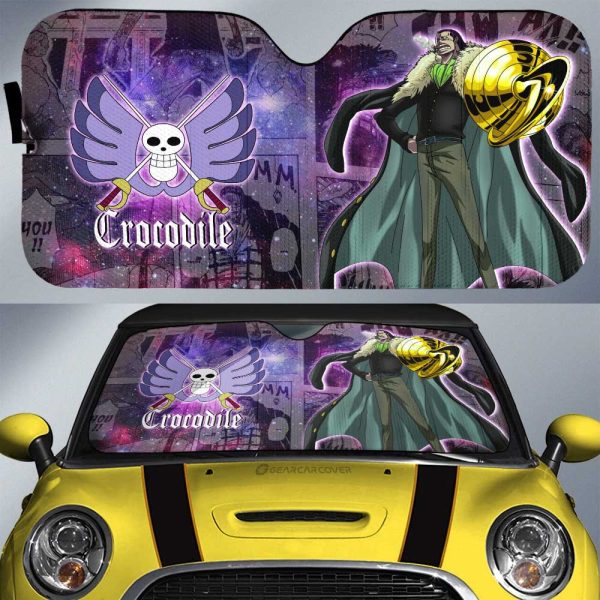 Crocodile Car Sunshade Custom Car Accessories Manga Galaxy Style