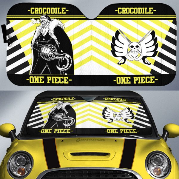 Crocodile Car Sunshade Custom Car Accessories Mix Manga Style