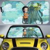 Crocodile Car Sunshade Custom One Piece Map Car Accessories For Anime Fans