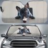 Cute French Bulldog Car Sunshade Custom Frenchie Car Accessories