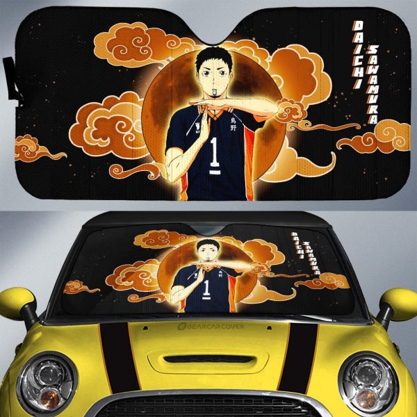 Daichi Sawamura Car Sunshade Custom For Haikyuu Anime Fans