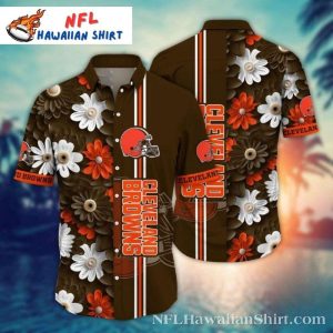 Daisy Defense Cleveland Browns Hawaiian Shirt