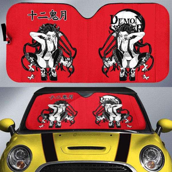 Daki Car Sunshade Custom Demon Slayer Anime Car Accessories Manga Style For Fans