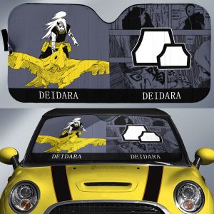 Deidara Car Sunshade Custom Anime Car Accessories Manga Color Style