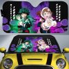 Deku And Uraraka Car Sunshade Custom Car Accessories