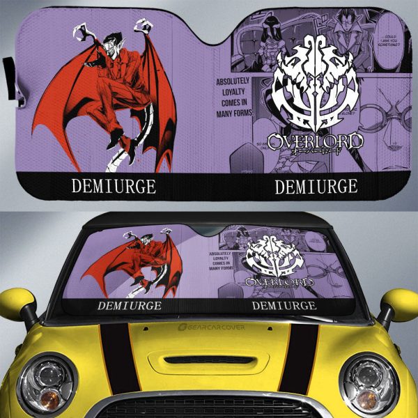 Demiurge Car Sunshade Custom Overlord Anime For Car