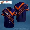 Denver Broncos Bold Diagonal Stripe Aloha Shirt