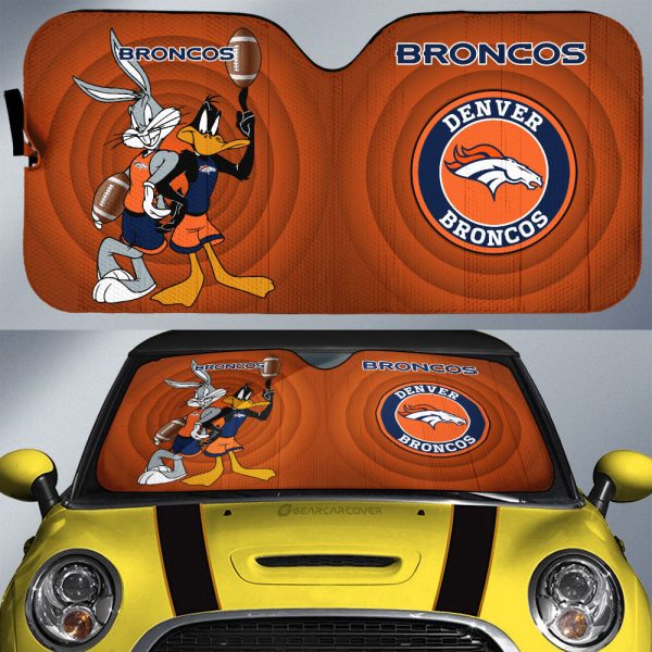 Denver Broncos Car Sunshade Custom Car Accessories