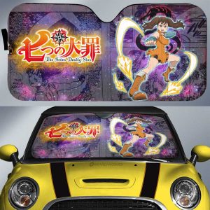 Diane Car Sunshade Custom Manga Galaxy Style