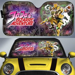 Dio Brando Car Sunshade Custom JJBA Anime Car Accessories Galaxy Style