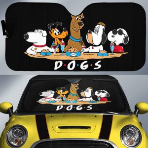 Dogs Mashup Car Sunshade Custom Car Accessories