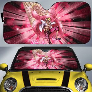 Donquixote Doflamingo Car Sunshade Custom Car Interior Accessories