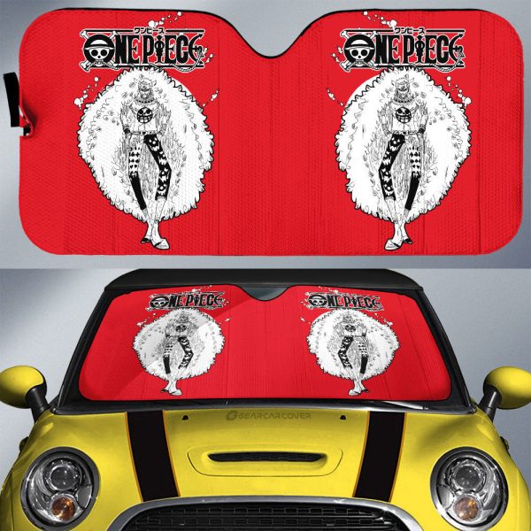 Donquixote Doflamingo Car Sunshade Custom Manga Style One Piece Anime Car Accessories