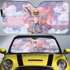 Donquixote Doflamingo Car Sunshade Custom Map Car Accessories