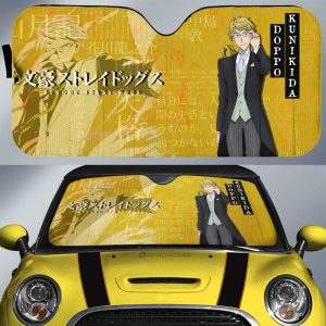 Doppo Kunikida Car Sunshade Custom Bungou Stray Dogs Anime Car Interior Accessories