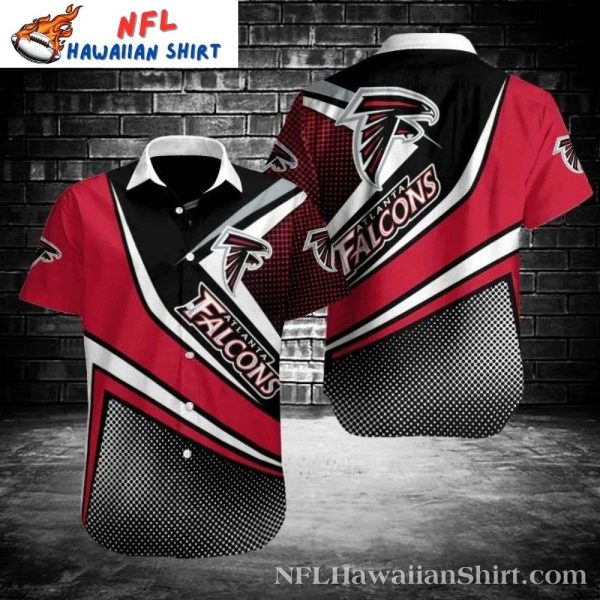 Dotted Fade Atlanta Falcons Tropical Hawaiian Shirt