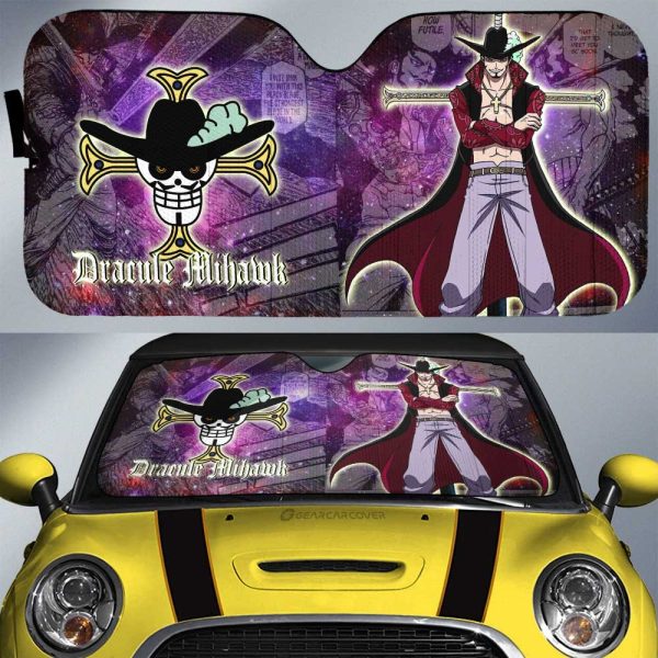 Dracule Mihawk Car Sunshade Custom Car Accessories Manga Galaxy Style