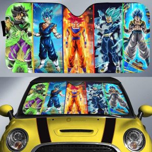 Dragon Ball Car Sunshade Custom Anime Car Accessories