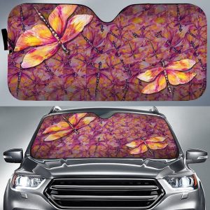 Dragonfly Car Sunshade Custom Colorful Car Accessories