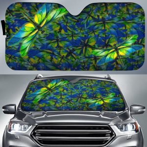 Dragonfly Car Sunshade Custom Colorful Car Accessories