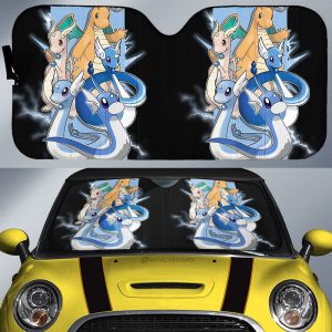 Dragonite Car Sunshade Custom Car Accessories For Fans