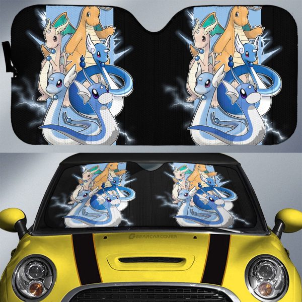 Dragonite Car Sunshade Custom Car Accessories For Fans