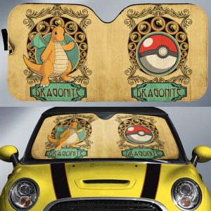 Dragonite Car Sunshade Custom Car Interior Accessories