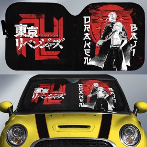 Draken x Baji Car Sunshade Custom  Anime Car Accessories