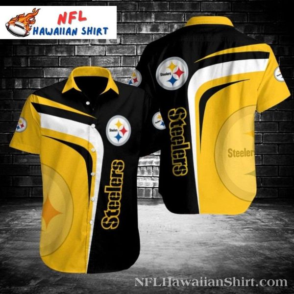 Dynamic Duo Tone – Pittsburgh Steelers Tropical Hawaiian Shirt