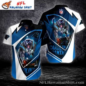 Dynamic Panther Leap NFL Hawaiian Carolina Panthers Shirt