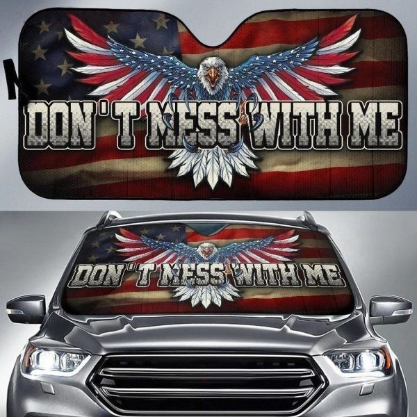 Eagle Car Sunshade Custom American Flag Car Interior Accessories