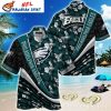 Eagles Love By The Shoreline Customizable Hawaiian Shirt