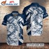 Edgy Abstract Personalized Dallas Cowboys Hawaiian Shirt