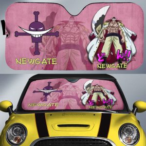 Edward Newgate Car Sunshade Custom One Piece Anime Car Accessories